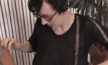 Big Boobed MILF Gives Amazing Massage & Blowjob - POV Sex with Old Man