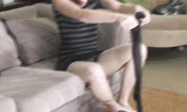 Hot MILF in Fishnet Stocks Foot Fetish - POV Blowjob & Hand Job with Facial cumshot