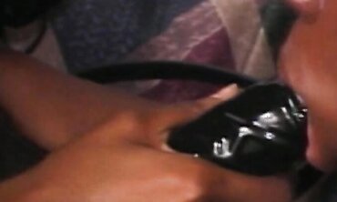 Dark & Delicious Threesome - MILF FFM Blowjob Creampie
