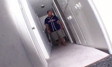 Hot Blonde MILF Gives Sensual Massage to Hunk in Bathroom - Erin Electra