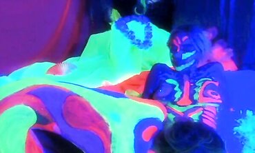 Black Light Lesbian Erotica - Sexual Encounters Between Two Beautiful Women