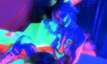 Black Light Lesbian Erotica - Sexual Encounters Between Two Beautiful Women