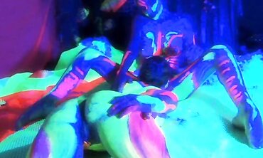 Black Light Lesbian Erotica - Sexual Encounters Between Two Beautiful Women