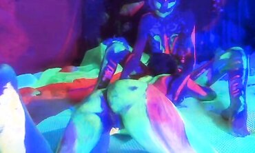 Black Light Lesbian Erotica - Sexual Encounters Between Two Beautiful Women