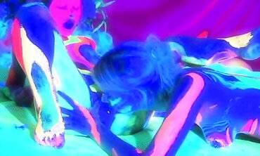 Black Light Lesbian Erotica - Sexual Encounters Between Two Beautiful Women