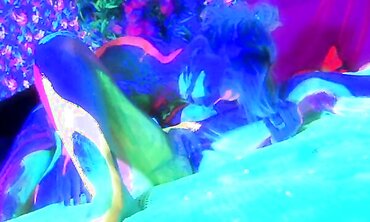 Black Light Lesbian Erotica - Sexual Encounters Between Two Beautiful Women