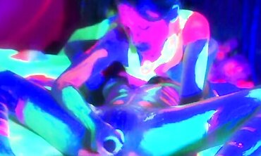 Black Light Lesbian Erotica - Sexual Encounters Between Two Beautiful Women
