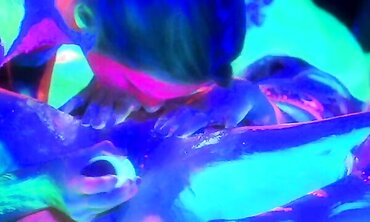 Black Light Lesbian Erotica - Sexual Encounters Between Two Beautiful Women