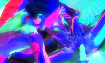 Black Light Lesbian Erotica - Sexual Encounters Between Two Beautiful Women