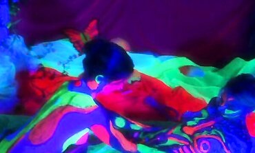 Black Light Lesbian Erotica - Sexual Encounters Between Two Beautiful Women