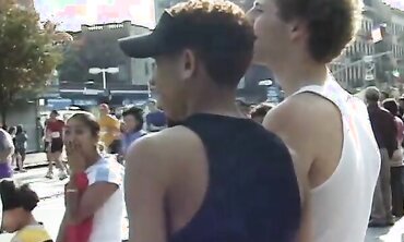 Multicultural Threesome - Interracial Anal Sex with Black Guy & White Guys