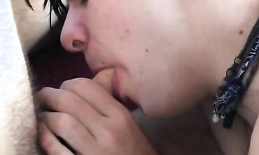 Dark & Edgy Teen Babe Gets Creeped On By A Stranger In The Woods - Old Man Grabs Her Ass