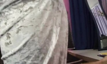 Hot Blonde Babe Dances Sensually to Erotic Music - Sexy Striptease with Older Man