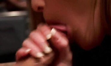 Hot Blonde MILF Gives Amazing Deepthroat Head in POV Style