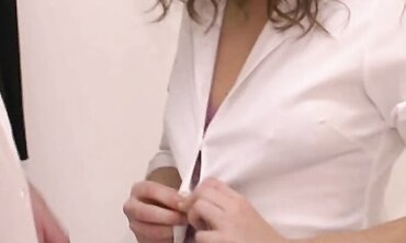 Hot Blonde MILF Uses Her Ass to Solve Puzzle in Erotic Game Show