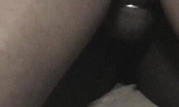 Bi-racial Couple Sharing Passionate Sex