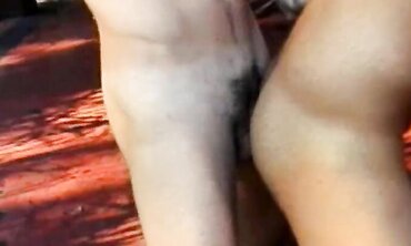 Hot Blonde Babe Gives A Sensual Massage To Her Client In The Outdoors