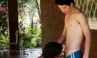 Hot Blonde Babe Gives A Sensual Massage To Her Client In The Outdoors