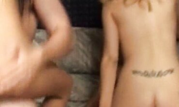 Three Way Adventure #3 - Experimental Threesome with Hot Blonde MILFs
