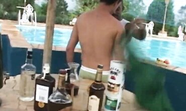 Hot Blonde Babe Gives A Sensual Massage To Her Client In The Outdoors
