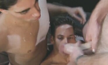 Anal Sex Frenzy - Hot Blonde Babe Gets Anal Gangbanged By Hunks