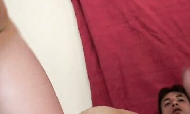 Thick Orb-Sized Breasts with Small Nipple - Sexy Brunette Masturbates