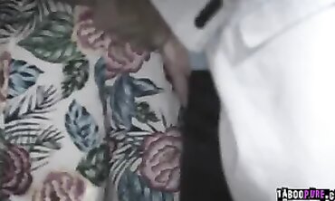 Giselle Gets a Massive Facial Cumshot in the Kitchen