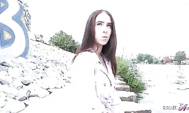 Teenage Pick-Up German Scout Girl Gets Fucked At A Public Place