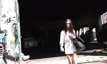 Teenage Pick-Up German Scout Girl Gets Fucked At A Public Place