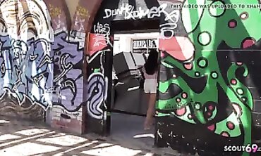 Teenage Pick-Up German Scout Girl Gets Fucked At A Public Place