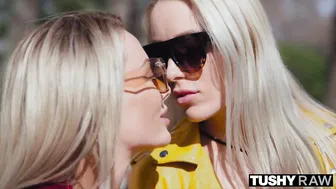 TUSHY RAW: Angelika Grays & Isabelle Deltore Share a Rough Anal Threesome