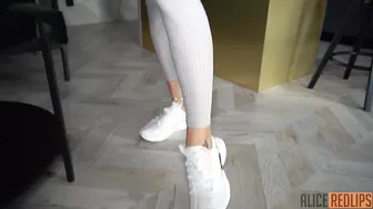 POV Amateur Blonde Classmate Gets Creampied