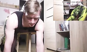 Blonde Mistress Caning and Spanking in Softcore Amateur Scene