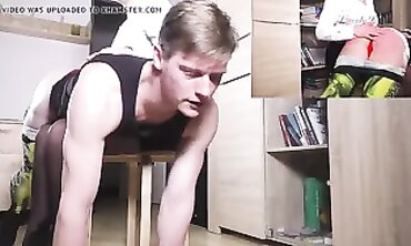 Blonde Mistress Caning and Spanking in Softcore Amateur Scene