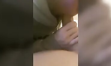 My BFF's Ex-Wife Nearly Gets Caught in POV Blowjob