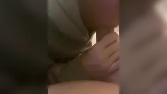 My BFF's Ex-Wife Nearly Gets Caught in POV Blowjob