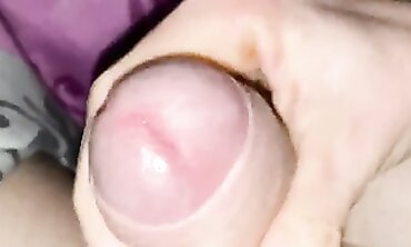 Amateur Monster Dick Masturbation With Cumshot