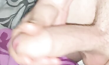 Amateur Monster Dick Masturbation With Cumshot
