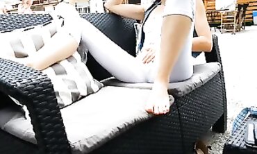 Real MILF Ex-Wife Enjoys Outdoor Fingering Fun