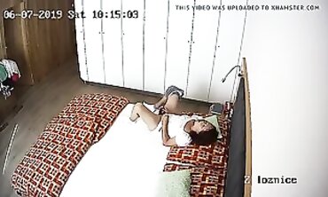 Beauty and Bombshell Masturbate on IP Camera