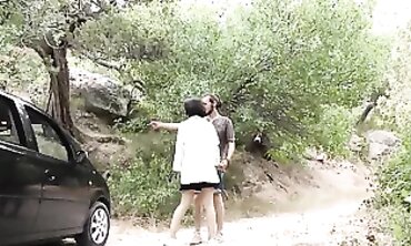 Brunette Nina & Ole Enjoy a Sensuous Outdoor Fuckfest