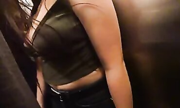 Brunette Turkish Beauty Shows Off Her Huge Tits