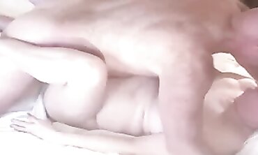 Senior MILF Gets Plugged Missionary Style