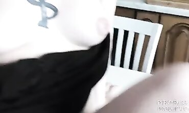 POV: 18-Year-Old Brunette Stepdaughter Takes Over the Kitchen