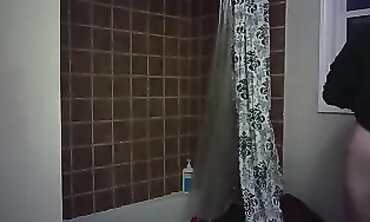 Hidden Bathroom 16: Showering With Glasses
