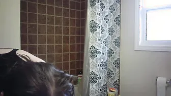 Hidden Bathroom 16: Showering With Glasses