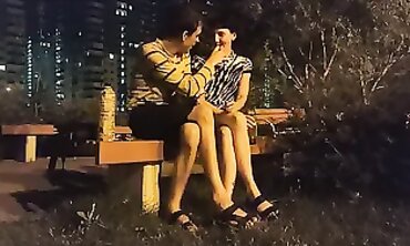 Russian Amateur Gets Rough Public Blowjob on the Street