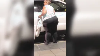 Candid SSBBW With Massive White Ass