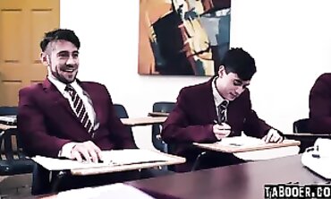 MILF Teacher Dee William Gangbanged By Four Students