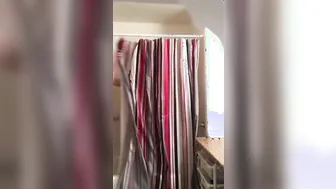 Cute Glasses Girl Caught Showering